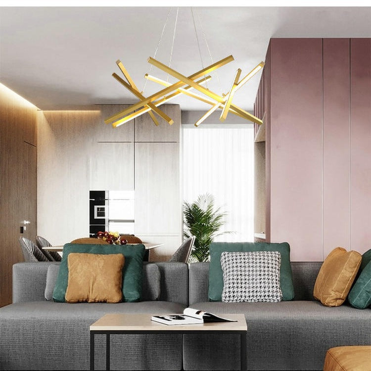 Stylish Atomic Sputnik Ceiling Fixture - 8 Light LEDs