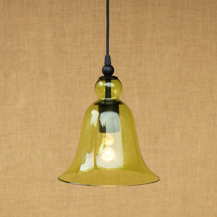 Iron and Glass Vintage Pendant Light – Chimes-Inspired Style