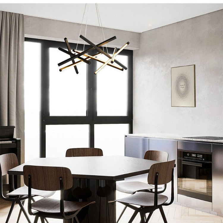 Stylish Atomic Sputnik Ceiling Fixture - 8 Light LEDs