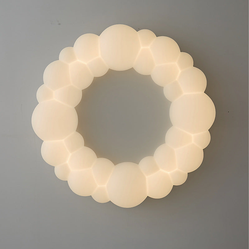 Bubble Cloud LED Ceiling Light - Nordic Stepless Dimming Chandelier with Creative Floating Design