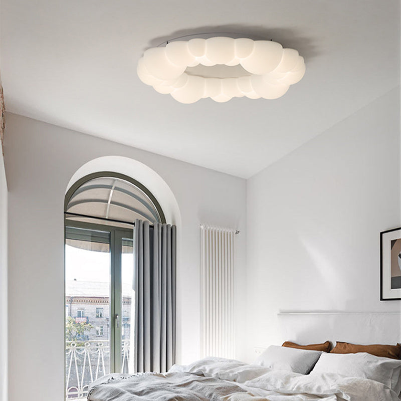 Bubble Cloud LED Ceiling Light - Nordic Stepless Dimming Chandelier with Creative Floating Design