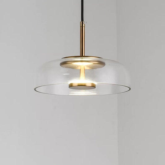 Classic Nordic 1-Light Glass Pendant Lamp – LED Hanging Lighting